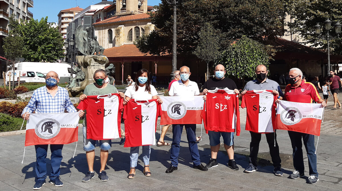 Santurtzi celebra cien años de fútbol en la localidad