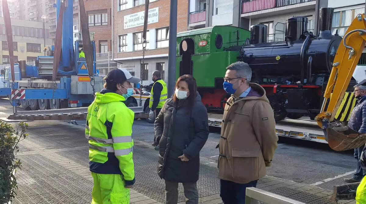 restauración locomotora santurtzi