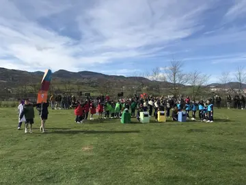 El alumnado preparó bailes, bertsos y canciones para la ocasión