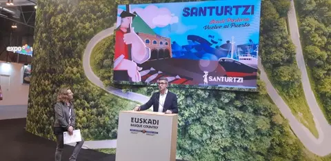 Espacio de la localidad en la feria de turismo