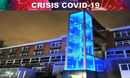 El colegio colabora en la medida de lo posible para luchar contra la crisis sanitaria