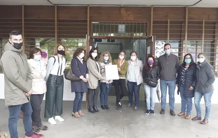 Acto de reconocimiento del Consejo Escolar al proyecto santurtziarra