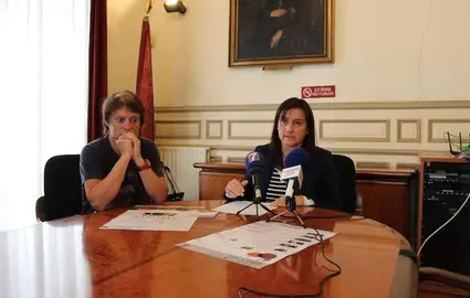 La alcaldesa Aintzane Urkijo en rueda de prensa