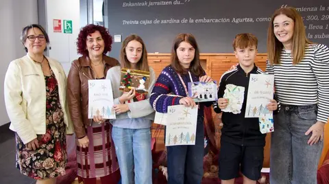 premios-concurso-postales-navideñas-santurtzi