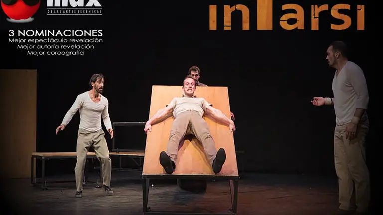 Cartel de INTARSI, Premio Max 2017 al mejor espect&aacute;culo revelaci&oacute;n