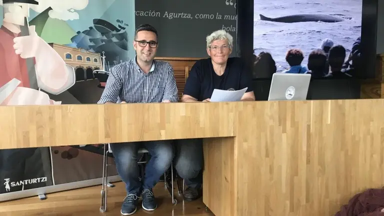 Gorka Ocio, responsable del programa, en su presentación