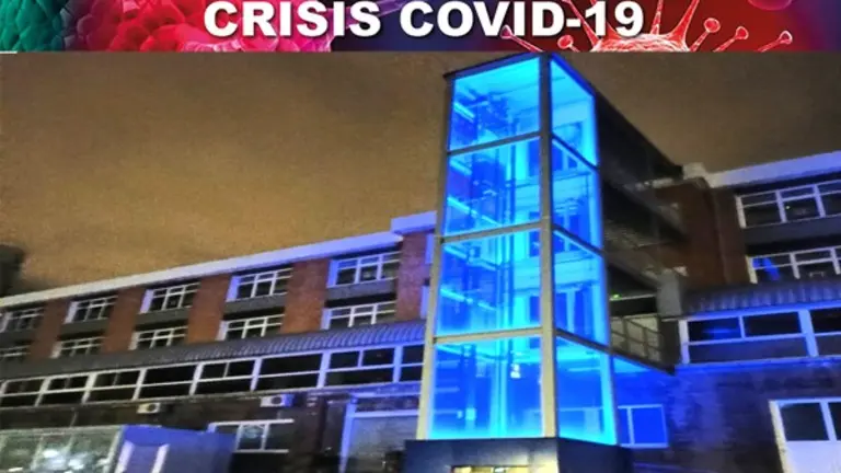 El colegio colabora en la medida de lo posible para luchar contra la crisis sanitaria