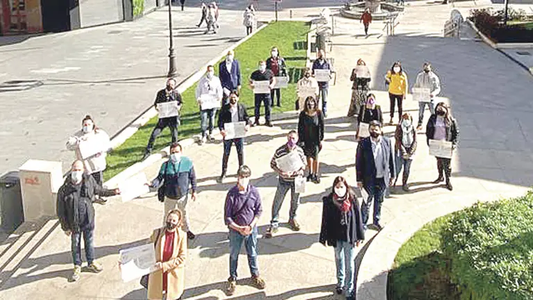 Acto de reconocimiento a los emprendedores de Santurtzi que pusieron en marcha su negocio en 2020