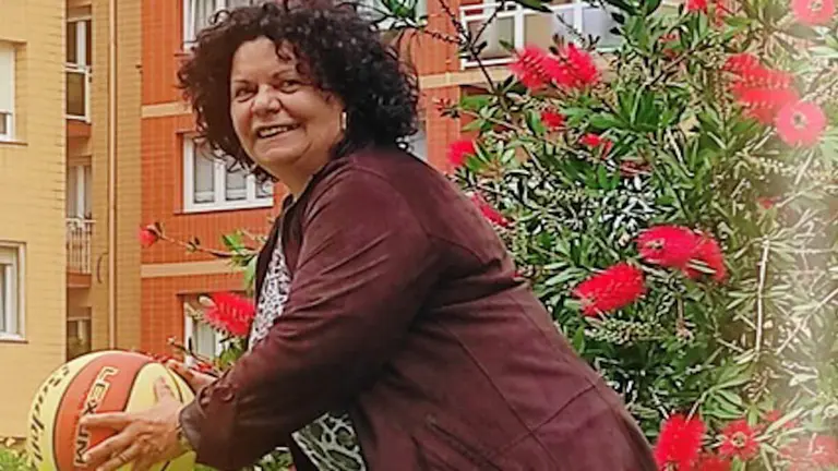 La presidenta del CB Santurtzi, Rakel Gonz&aacute;lez