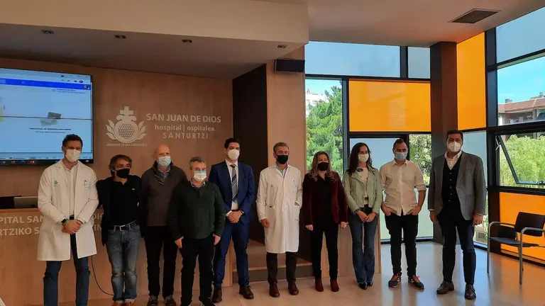 La jornada se celebr&oacute; en el Hospital San Juan de Dios y tambi&eacute;n de forma on line con asistentes de toda Euskadi