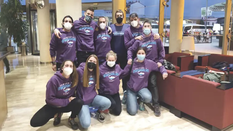 Los diez participantes del CN Santurtzi en el Campeonato de Espa&ntilde;a