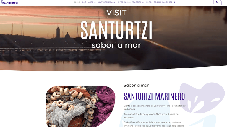 nueva web turismo santurtzi