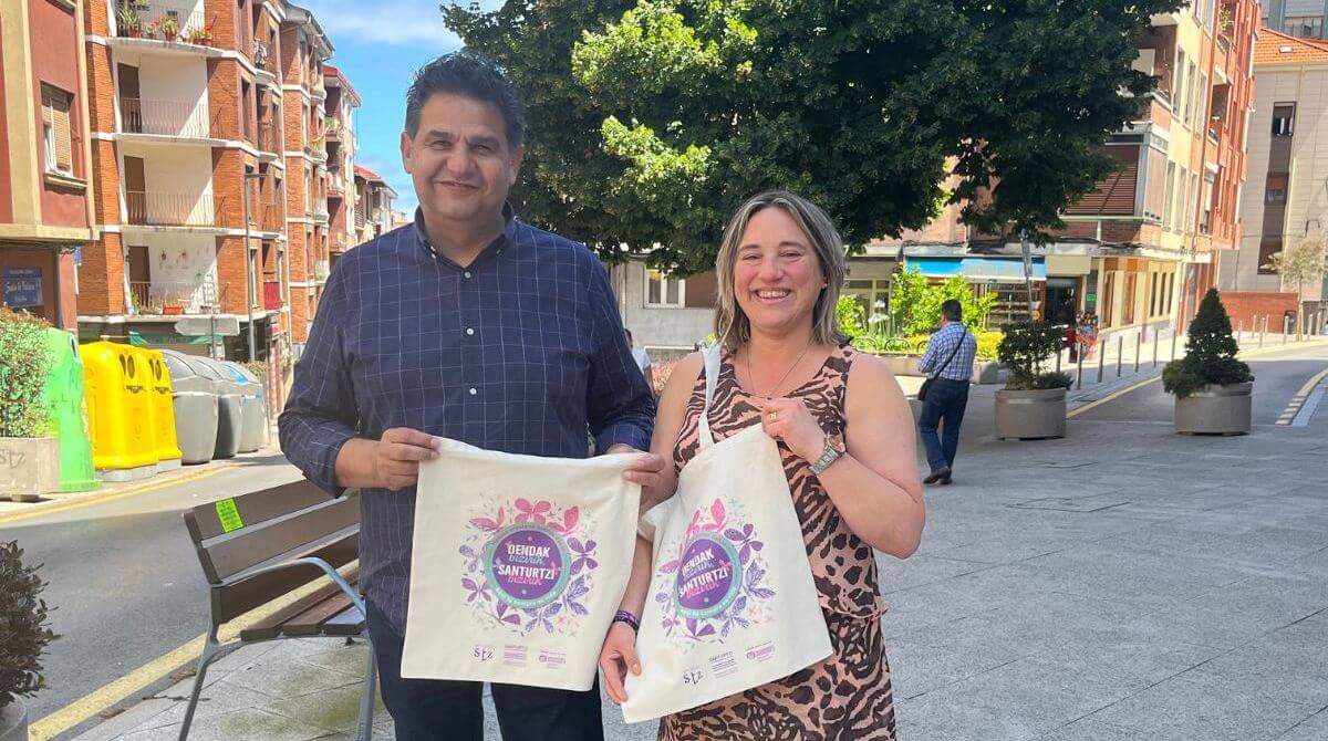 Presentación Bolsas de Comercios Unidos Santurtzi